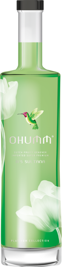 Sultana, groene OHUMM-fles
